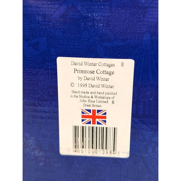 David Winter Cottages Primrose Cottage 1995 Handcrafted Collectible With Box - Picture 3 of 14